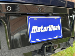 Official MotorWeek License Plate