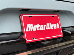 Official MotorWeek License Plate